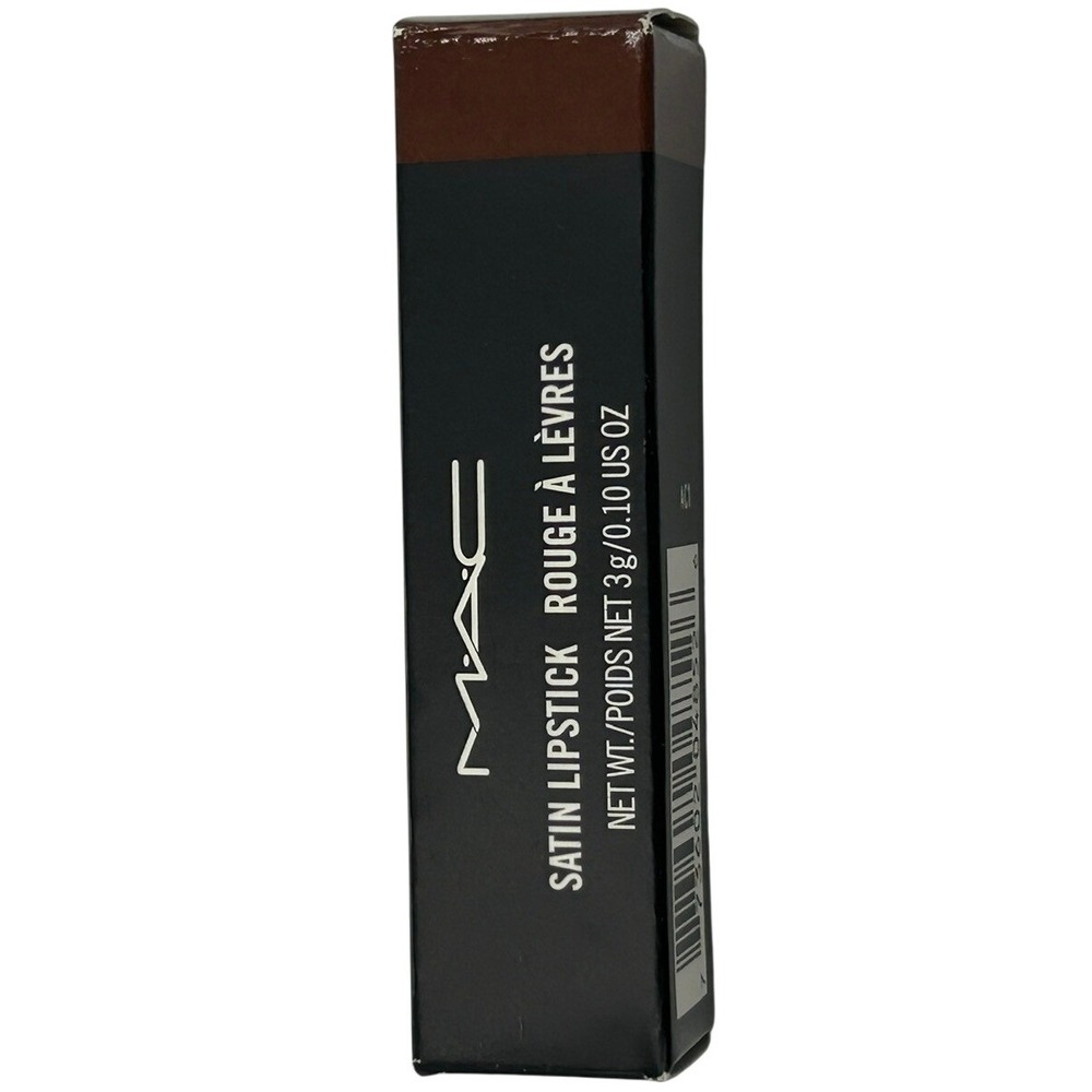 MAC Satin Lipstick Women 3g Photo 817 Brown New NIB Creamy Longwear Golden Brown